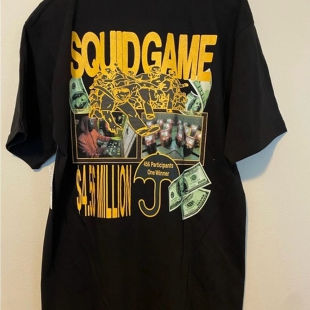 Netflix for Pacsun X Market - Squid Game Trials T-Shirt Black NWT Men’s Various